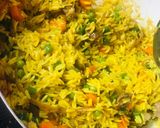A picture of step 8 of Fried rice.
