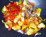 A picture of step 4 of Peri peri chicken gravy.