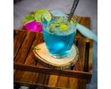 A picture of step 3 of Summer/Ramadan Special: Blue Lagoons-Chia Mojito.