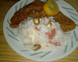 Foto del paso 2 de la receta: Milanesas de suprema de pollo con arroz.🍴💁