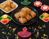 A picture of step 6 of Halwai Style Mohanthal without mawa in 15 minutes.