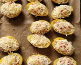 Töltött krumplihajók recept fázis 4 fotója