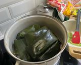 Foto langkah ke 5 dari resep Nagasari pandan.
