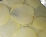 A picture of step 1 of Aloo Pakorey.