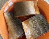 Foto del paso 1 de la receta: Salmón con soja y sésamo