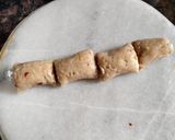 A picture of step 6 of Vermicelli potato chutney coins.