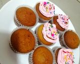 A picture of step 6 of Pina colada cupcakes.