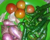 Foto langkah ke 3 dari resep 106. Ikan asin lombok ijo.
