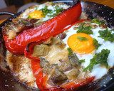 Foto del paso 5 de la receta: Morrones rellenos con verdeo