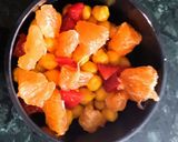 A picture of step 2 of Chana/Chickpeas Salad (for kids).