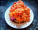 A picture of step 6 of Chicken Tikka Kabab.