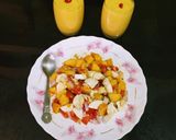 A picture of step 3 of Egg Mango Salad.