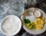 A picture of step 1 of Apple Lime Juice.