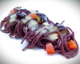 Foto del passaggio 7 della ricetta Spaghetti venere con orata, crema di belga e melanzane fritte