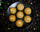 A picture of step 8 of Methi Ladoo.