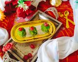A picture of step 3 of PAAN COCONUT LADDU / BETEL leaf laddu/ Milkmaid paan coconut laddu.