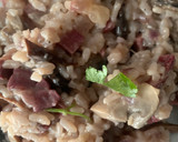 Foto del paso 6 de la receta: Risotto de jamón ibérico y setas