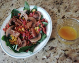 Foto del paso 6 de la receta: Ensalada de espinacas con tocino