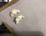 A picture of step 5 of Mini Puff Pastry Croissants with Roquefort and Blue Poppy Seeds.