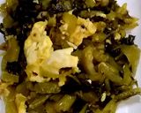 รูปขั้นตอนการทำที่ 5 ของ ผักกาดดองผัดไข่