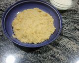 A picture of step 3 of Coconut ladoo.