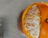 A picture of step 4 of Chenna payesh in orange basket.