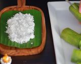 Foto langkah ke 7 dari resep Putu bambu tanpa cetakan.