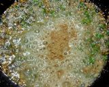 A picture of step 2 of Amaranth Pakora and Soup.