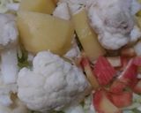 A picture of step 1 of Mix veg.