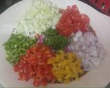 A picture of step 1 of Taco beans mango salad post no 18 #goldenapron.