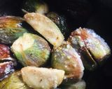 A picture of step 1 of Brinjal masala.