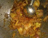 A picture of step 1 of Veg Biryani.