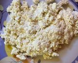 A picture of step 1 of Gandharaj Bhapa Sandesh (Steamed Sandesh with Gandharaj Lime).