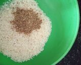 A picture of step 2 of Plain pulao.