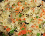 Foto del paso 4 de la receta: Mejillones a la marinera con vino blanco y bacalao