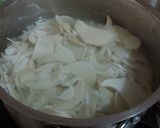 Foto langkah ke 1 dari resep Pondoh (Umbut Kelapa) Kuah Santan.