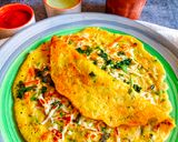 A picture of step 4 of Mix Dal Paneer Chilla.