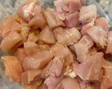 A picture of step 1 of Orange chicken (No Frying).