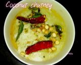 A picture of step 4 of Coconut chutney.