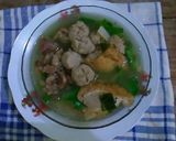 Foto langkah ke 3 dari resep Bakso Komplit Bikin Nambah Terus.