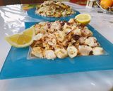 Φωτογραφία βήματος 8 της συνταγής Μαριναρισμένο καλαμαράκι, στο φούρνο