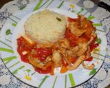 Foto del paso 6 de la receta: Tiras de pollo al wok con pimientos  (3 variantes con la misma receta)