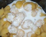 A picture of step 4 of Chilli Boondi.
