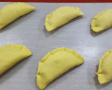Foto del paso 6 de la receta: 🥟🍗🥓🍄‍🟫Empanadas de pollo desmechado, panceta, verdeo y champiñones 🍄‍🟫 🥓🍗🥟Masa de papa