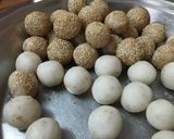A picture of step 5 of Anarse ki goli (Nag Panchami special).