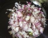 A picture of step 5 of Kabuli Chana Biryani /Chickpea Biryani.
