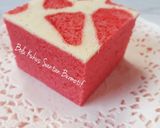 Foto langkah ke 8 dari resep 556. Bolu Kukus Santan Bermotif #SelasaBisa.