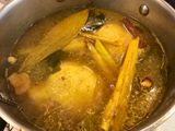 Lontong Soto Ayam tanpa Kemiri