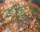 A picture of step 4 of My style keto cajun dirty cauliflower rice.
