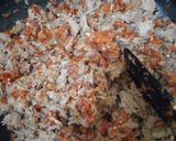 A picture of step 5 of Minced meat rice.